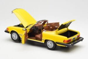 Mercedes 450SL R107 Żółty US Version Norev 1:18 183727 Metal — zdjęcie 6 z 9