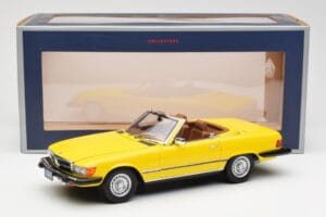 Mercedes 450SL R107 Żółty US Version Norev 1:18 183727 Metal — zdjęcie 9 z 9