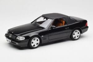 Mercedes SL 500 R129 Czarny Norev 1:18 183750 Metal — zdjęcie 3 z 10