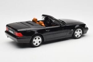 Mercedes SL 500 R129 Czarny Norev 1:18 183750 Metal — zdjęcie 4 z 10