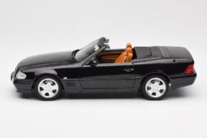Mercedes SL 500 R129 Czarny Norev 1:18 183750 Metal — zdjęcie 5 z 10