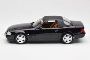 Mercedes SL 500 R129 Czarny Norev 1:18 183750 Metal — zdjęcie 6 z 10