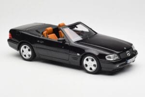 Mercedes SL 500 R129 Czarny Norev 1:18 183750 Metal — zdjęcie 8 z 10