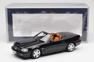 Mercedes SL 500 R129 Czarny Norev 1:18 183750 Metal — zdjęcie 10 z 10