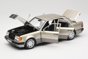 Mercedes 500E W124 Smoke Silver Edycja Dealerska Norev 1:18 B66040724 Metal — zdjęcie 2 z 8