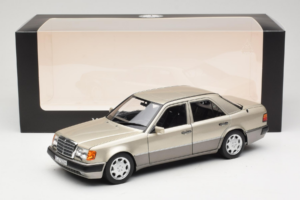 Mercedes 500E W124 Smoke Silver Edycja Dealerska Norev 1:18 B66040724 Metal — zdjęcie 8 z 8