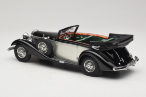 Mercedes 540K Kabriolet Czarny Srebrny Cult Models 1:18 CML184-3 Metal — zdjęcie 5 z 6