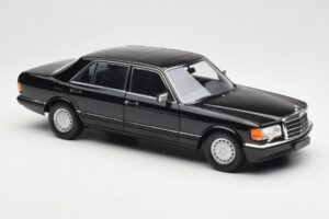 Mercedes 560 SEL W126 Czarny Edycja Dealerska Norev 1:18 B66040599 Metal — zdjęcie 6 z 8