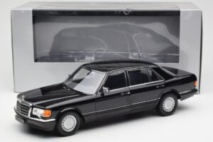 Mercedes 560 SEL W126 Czarny Edycja Dealerska Norev 1:18 B66040599 Metal — zdjęcie 8 z 8