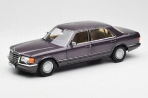 Mercedes 560 SEL W126 Fioletowy Metallic Norev 1:18 183544 Metal