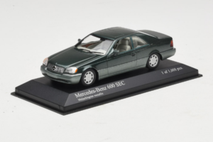 Mercedes 600 SEC W140 Zielony Metaliczny Minichamps 1:43 430032604 Metal — zdjęcie 2 z 4