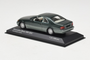 Mercedes 600 SEC W140 Zielony Metaliczny Minichamps 1:43 430032604 Metal — zdjęcie 3 z 4