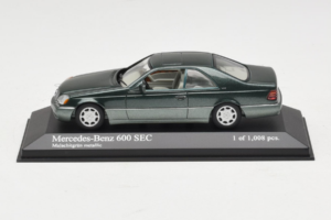 Mercedes 600 SEC W140 Zielony Metaliczny Minichamps 1:43 430032604 Metal