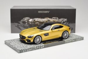 Mercedes Brabus AMG GT S C190 600 Desert Złoty Minichamps 1:18 107032522 Metal — zdjęcie 6 z 6