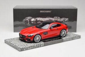 Mercedes Brabus AMG GT S C190 600 Mars Czerwony Minichamps 1:18 107032521 Metal — zdjęcie 6 z 6