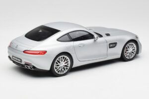 Mercedes AMG GT S C190 Designo Iridium Srebrny Magno Norev 1:18 B66960485 Metal — zdjęcie 3 z 8