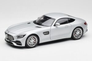 Mercedes AMG GT S C190 Designo Iridium Srebrny Magno Norev 1:18 B66960485 Metal