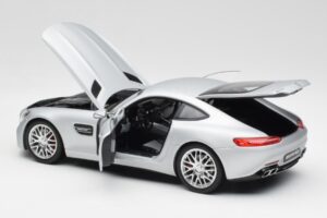 Mercedes AMG GT S C190 Designo Iridium Srebrny Magno Norev 1:18 B66960485 Metal — zdjęcie 5 z 8