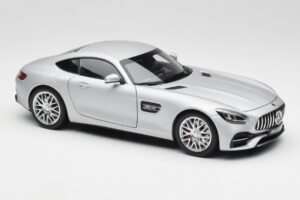 Mercedes AMG GT S C190 Designo Iridium Srebrny Magno Norev 1:18 B66960485 Metal — zdjęcie 6 z 8