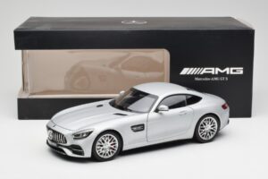 Mercedes AMG GT S C190 Designo Iridium Srebrny Magno Norev 1:18 B66960485 Metal — zdjęcie 8 z 8