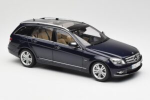 Mercedes C-Class S204 T-Modell Tanzanite Niebieski AUTOart 1:18 B66962352 Metal — zdjęcie 6 z 8