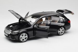 Mercedes C-Class S205 T-Modell Czarny Norev 1:18 B66960259 Metal — zdjęcie 2 z 8