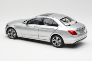 Mercedes C-Class W205 Iridium Srebrny Metalik Norev 1:18 B66960253 Metal — zdjęcie 7 z 8