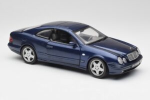 Mercedes CLK 55 AMG C209 Niebieski Metaliczny Anson 1:18 30343 Metal — zdjęcie 6 z 8
