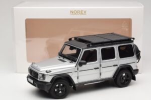 Mercedes G-Class W463 Iridium Silver Norev 1:18 183030 Metal — zdjęcie 8 z 8