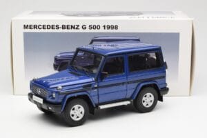 Mercedes G500 W463 SWB Niebieski AUTOart 1:18 76114 Metal — zdjęcie 8 z 8