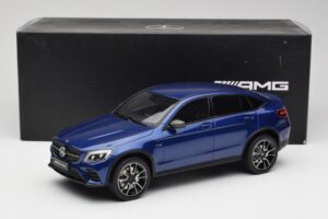 Mercedes AMG GLC 43 Coupe Brilliant Niebieski GT Spirit 1:18 B66960468 Żywica — zdjęcie 6 z 6