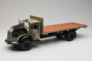 Mercedes L6600 Rungewagen Szary Czarny Minichamps 1:18 109031050-R1 Metal — zdjęcie 2 z 9