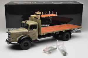 Mercedes L6600 Rungewagen Szary Czarny Minichamps 1:18 109031050-R1 Metal — zdjęcie 9 z 9