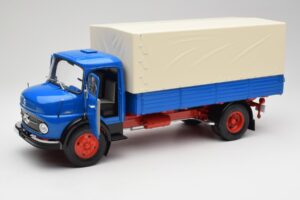 Mercedes L911 Niebieski Schuco 1:18 450044800 Metal — zdjęcie 2 z 8