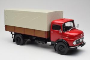 Mercedes L 911 Czerwony Schuco 1:18 450016400 Metal — zdjęcie 6 z 8