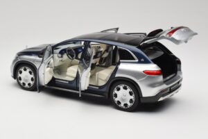 Mercedes Maybach EQS 680 V297 Niebieski NZG 1:18 1060/23 Metal — zdjęcie 5 z 8