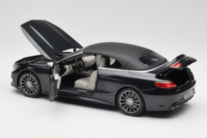 Mercedes S-Class Kabriolet A217 Magnetite Czarny Metalik Norev 1:18 B66960354 Metal — zdjęcie 5 z 8