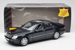 Mercedes S-Class W220 Niebieski Maisto 1:18 56051 Metal — zdjęcie 8 z 8