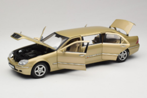 Mercedes S-Class W220 Pullman Gold Metallic Sun Star 1:18 4113 Metal — zdjęcie 2 z 8