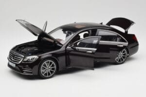 Mercedes S-Class W222 AMG Line Ruby Czarny Metallic Norev 1:18 183483 Metal — zdjęcie 2 z 8