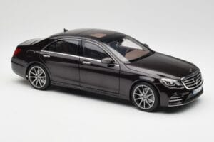 Mercedes S-Class W222 AMG Line Ruby Czarny Metallic Norev 1:18 183483 Metal — zdjęcie 6 z 8