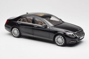 Mercedes S-Class W222 Czarny Metallic Norev 1:18 183480 Metal — zdjęcie 6 z 8