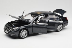 Mercedes S-Class W222 Niebieski Antracyt Metallic Norev 1:18 B66960157 Metal — zdjęcie 2 z 8