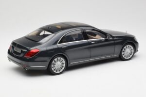 Mercedes S-Class W222 Niebieski Antracyt Metallic Norev 1:18 B66960157 Metal — zdjęcie 3 z 8