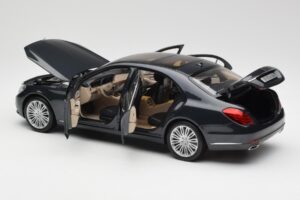 Mercedes S-Class W222 Niebieski Antracyt Metallic Norev 1:18 B66960157 Metal — zdjęcie 5 z 8