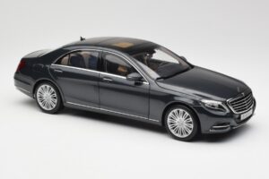 Mercedes S-Class W222 Niebieski Antracyt Metallic Norev 1:18 B66960157 Metal — zdjęcie 6 z 8