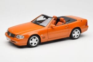 Mercedes SL 500 R129 Pomarańczowy Metallic Norev 1:18 183752 Metal
