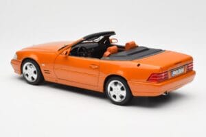 Mercedes SL 500 R129 Pomarańczowy Metallic Norev 1:18 183752 Metal — zdjęcie 7 z 8