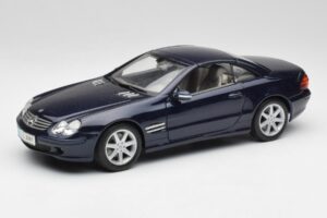 Mercedes SL 500 R230 Niebieski Maisto 1:18 B66962126 Metal
