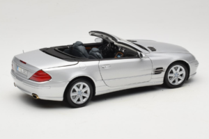 Mercedes SL R129 Srebrny Minichamps 1:18 B66962133 Metal — zdjęcie 4 z 10